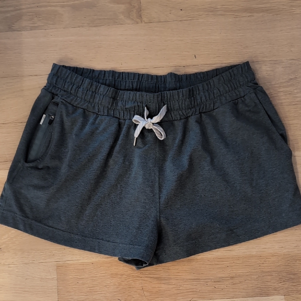 Vuori Women's Charcoal Athletic Shorts